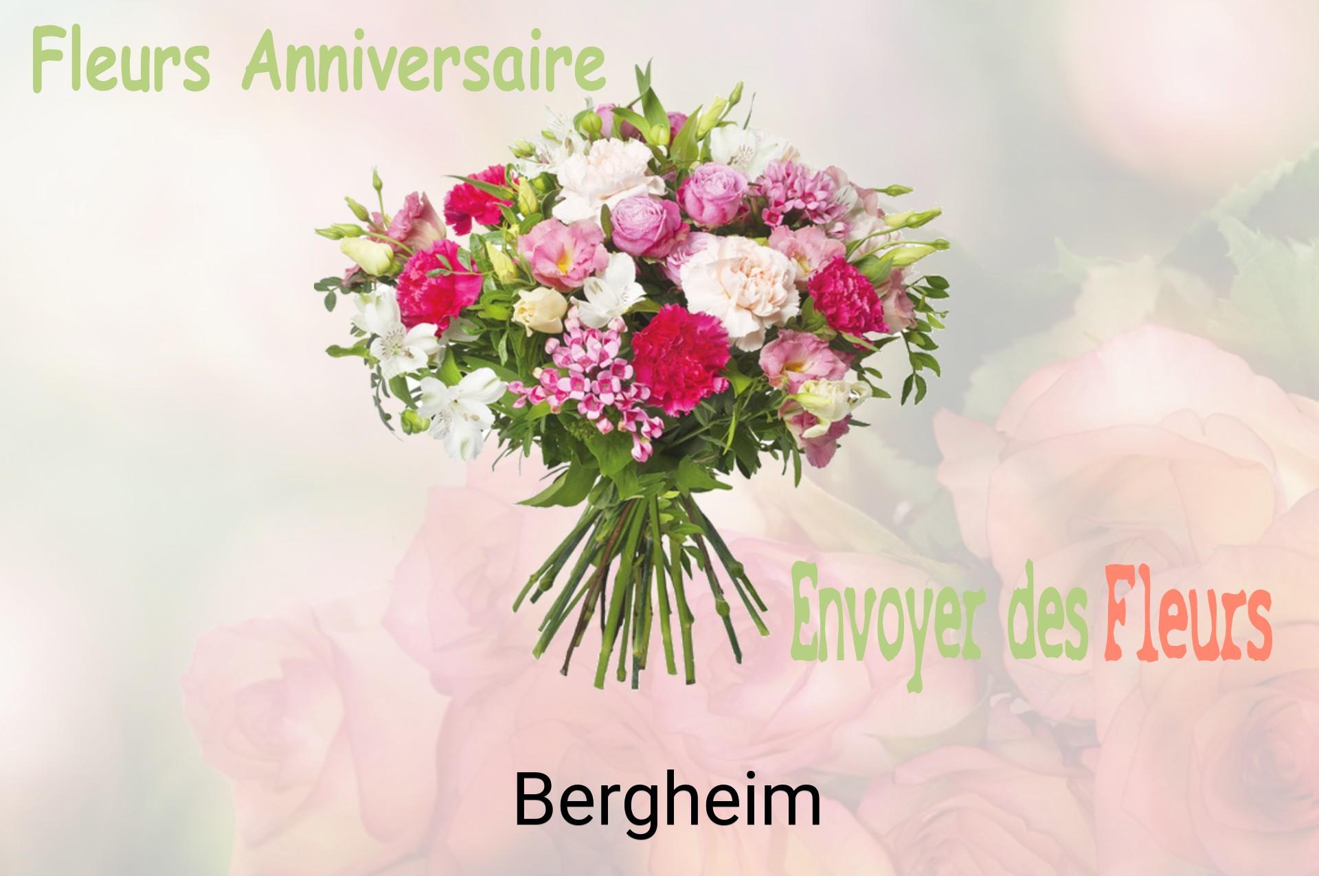 Bouquet de fleurs d’anniversaire livré à Bergheim