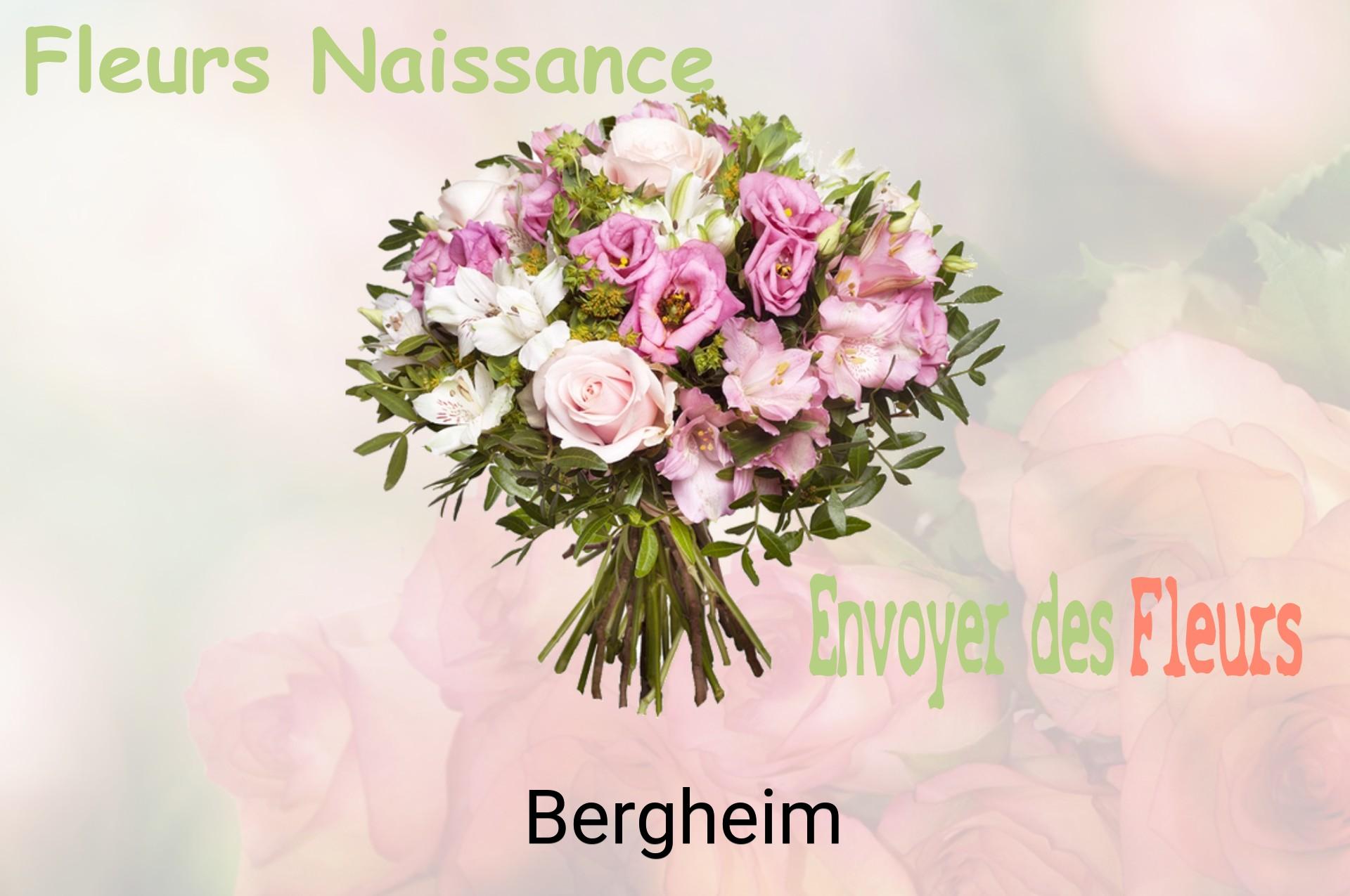Bouquet de fleurs de naissance livré à Bergheim